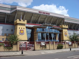 L'ingresso principale del Boleyn Ground/Upton Park
