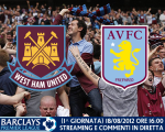 West Ham United vs. Aston Villa 18/08/2012