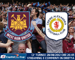 West Ham United vs. Crewe Alexandra Capital One Cup 28/08/2012