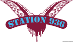 Logo Cock Sparrer versione Station 936 claret and blue