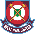 Logo West Ham Unite con coccarda tricolore Italiana