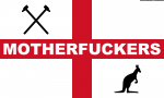 Bandiera West Ham United motherfuckers gabber con logo Australian