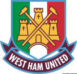 Logo West Ham United con tricolore italiano