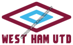 Logo Umbro claret e blue con scritta West Ham UTD