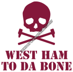 West Ham to da bone con martelli incrociati